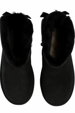 UGG Kids CZARNY Śniegowce ‘Mini Bailey Bow II’