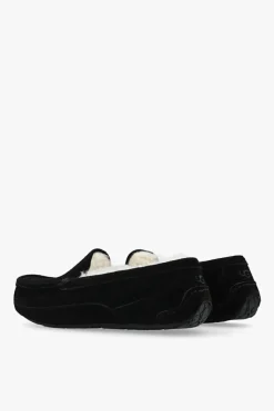 UGG Kids CZARNY Zamszowe buty ‘Ascot’ typu ‘loafers’