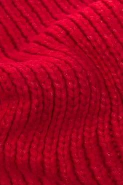 UGG Kids RÓŻOWY Szal z naszywką z logo