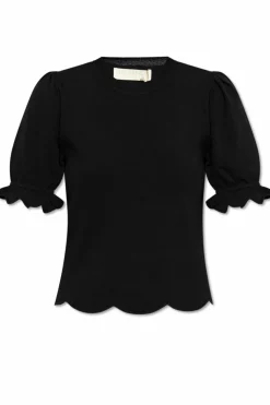 Ulla Johnson CZARNY Top `Noemi`