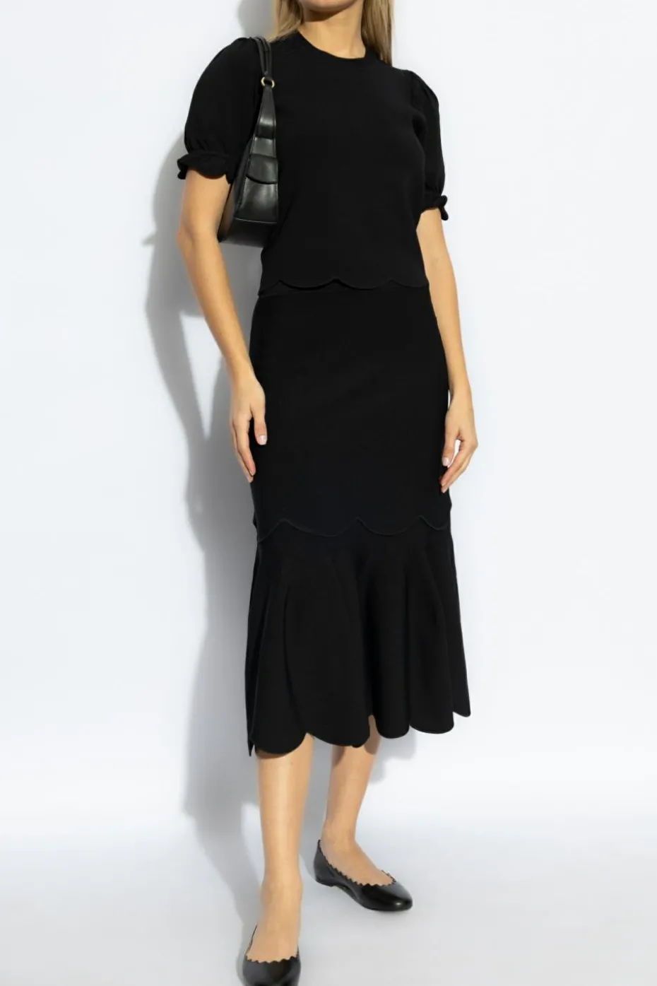 Ulla Johnson CZARNY Top `Noemi`