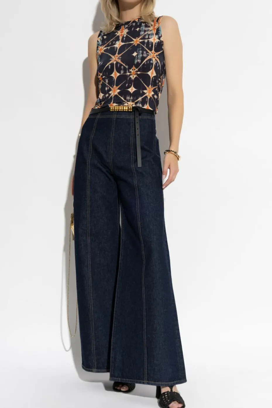 Ulla Johnson GRANATOWY Top `Ines`