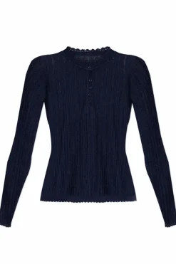 Ulla Johnson GRANATOWY Top `Delia`