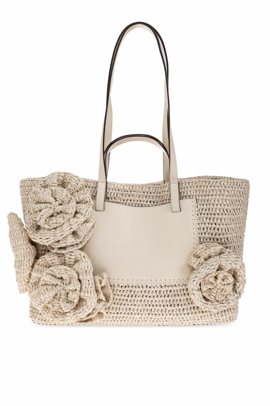 Ulla Johnson kremowy Torba `Lali Floral` typu `shopper`