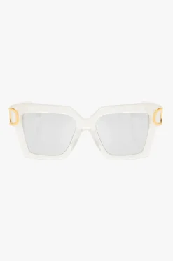 Valentino Eyewear BIAŁY Okulary przeciwsłoneczne