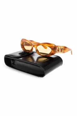 Valentino Eyewear BRĄZOWY Okulary przeciwsłoneczne `VLS-178`