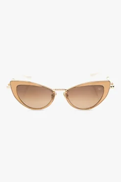 Valentino Eyewear BRĄZOWY Okulary przeciwsłoneczne