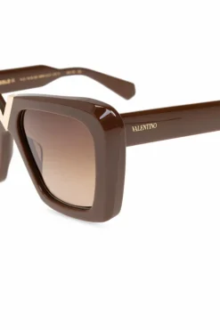 Valentino Eyewear BRĄZOWY Okulary przeciwsłoneczne
