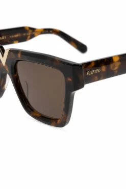Valentino Eyewear BRĄZOWY Okulary przeciwsłoneczne