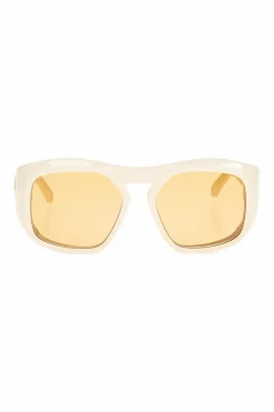 Valentino Eyewear kremowy Okulary przeciwsłoneczne `VLS-179`