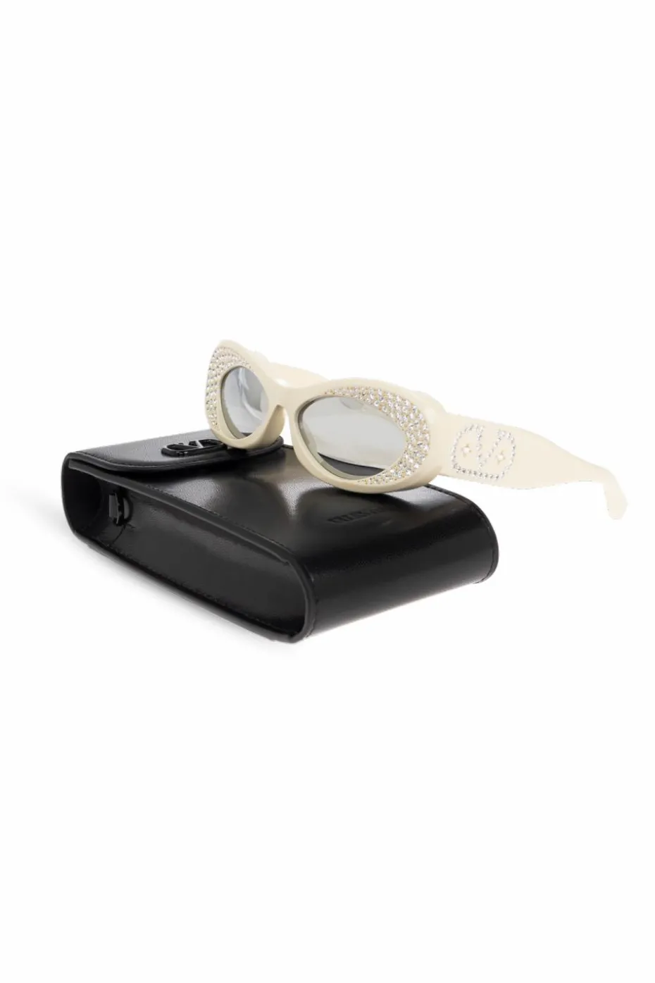 Valentino Eyewear kremowy Okulary przeciwsłoneczne `VLS-178`