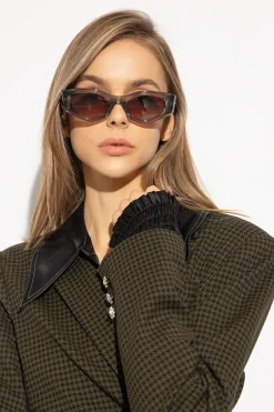 Valentino Eyewear SZARY Okulary przeciwsłoneczne