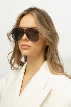Valentino Eyewear SZARY Okulary przeciwsłoneczne