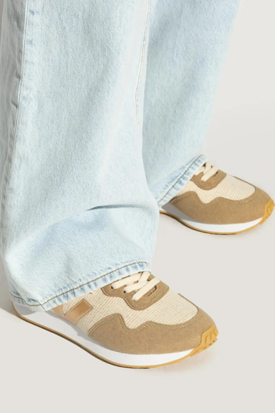 Veja beżowy Buty sportowe `Sud Rec J-Mesh`