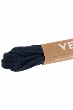 Veja GRANATOWY Sznurowadła z bawełny organicznej