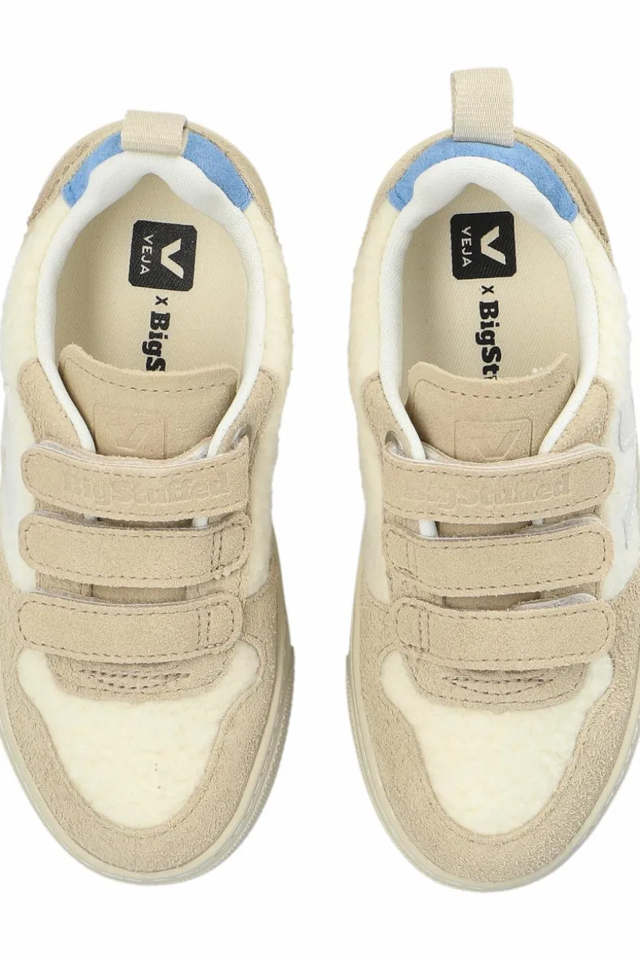Veja Kids beżowy Buty sportowe `Veja x Bigstuffed Small V-10) Fleece`