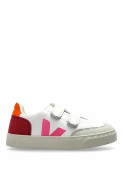 Veja Kids BIAŁY Buty sportowe `SMALL V-12 LEATHER`
