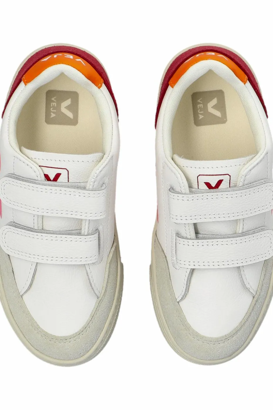 Veja Kids BIAŁY Buty sportowe `SMALL V-12 LEATHER`