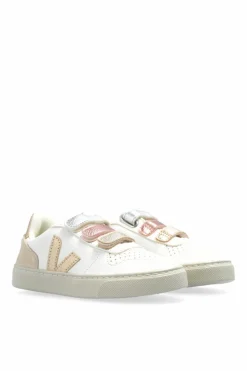 Veja Kids BIAŁY Buty sportowe `SMALL V-10 CHROMEFREE LEATHER`