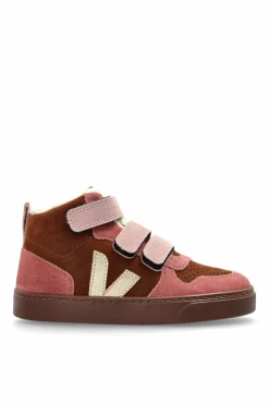 Veja Kids BRĄZOWY Buty `SMALL V-10 MID WINTER SUEDE`