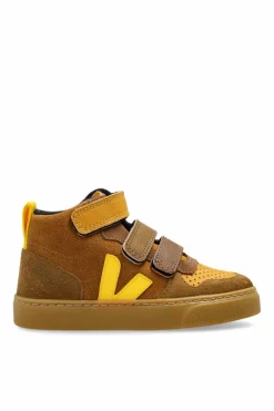 Veja Kids BRĄZOWY Buty sportowe `SMALL V-10 MID SUEDE`