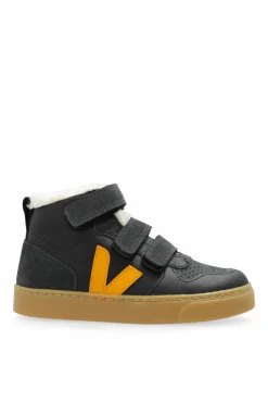 Veja Kids GRANATOWY Buty `Amall V-10 Mid Winter Chromefree Leather`
