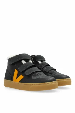 Veja Kids GRANATOWY Buty `Amall V-10 Mid Winter Chromefree Leather`