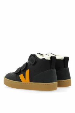 Veja Kids GRANATOWY Buty `Amall V-10 Mid Winter Chromefree Leather`