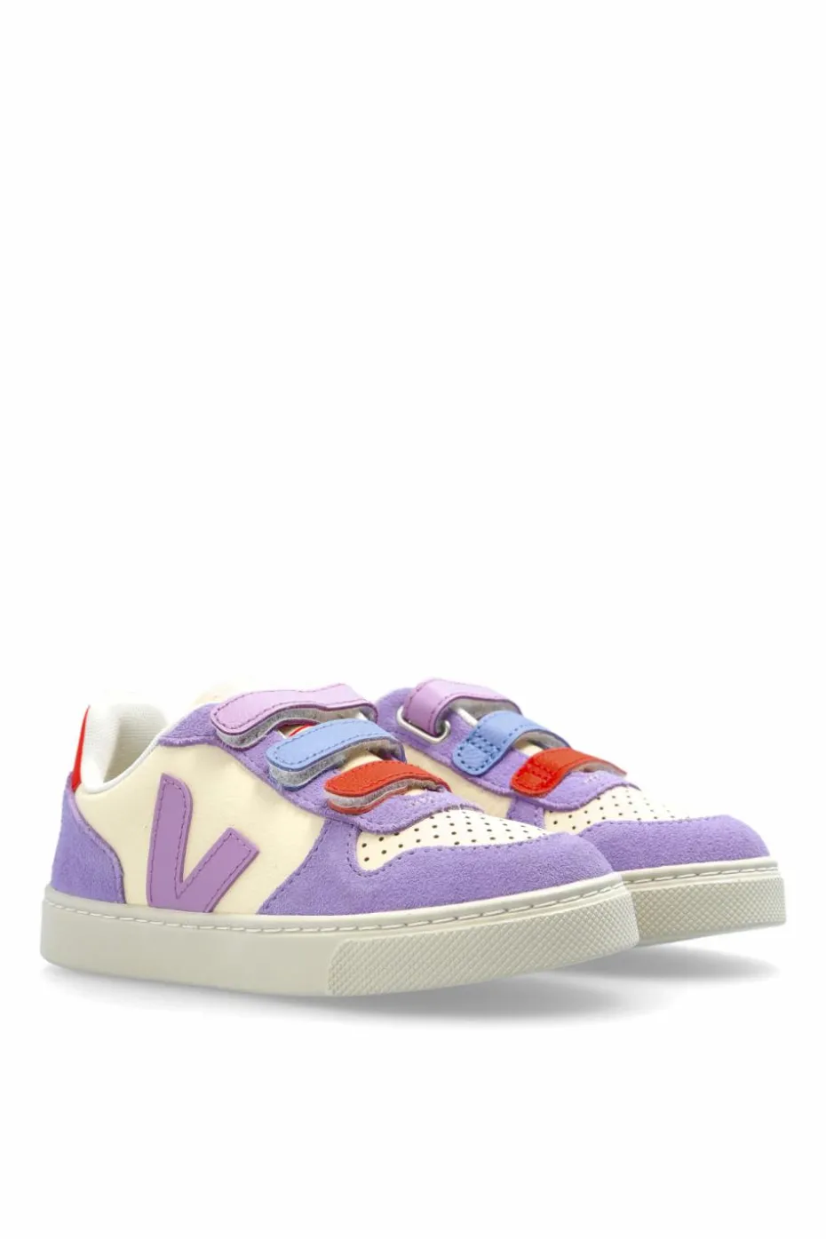 Veja Kids MULTIKOLOR Buty sportowe `SMALL V-10 LEATHER`