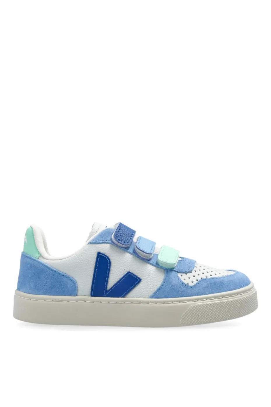 Veja Kids NIEBIESKI Buty sportowe `SMALL V-10 CHROMEFREE LEATHER`