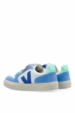 Veja Kids NIEBIESKI Buty sportowe `SMALL V-10 CHROMEFREE LEATHER`