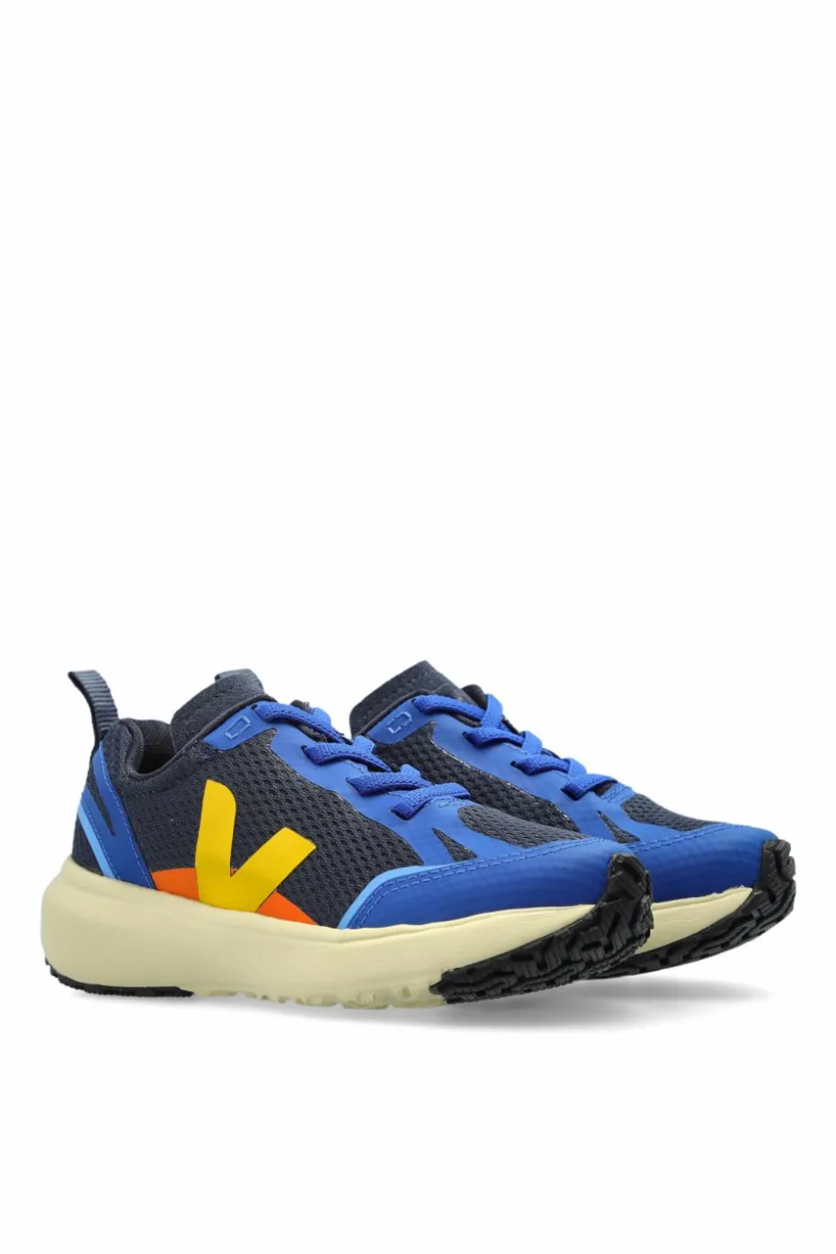 Veja Kids NIEBIESKI Buty sportowe `SMALL CANARY LIGHT ALVEOMESH`