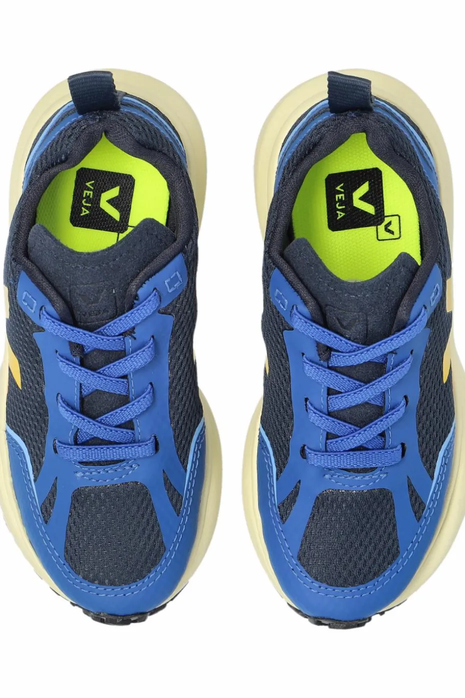Veja Kids NIEBIESKI Buty sportowe `SMALL CANARY LIGHT ALVEOMESH`