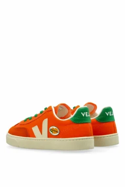 Veja Kids POMARAŃCZOWY Buty sportowe `X THE SOCIAL FOOD LEATHER`