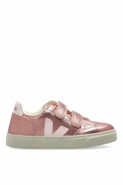 Veja Kids RÓŻOWY Buty sportowe `SMALL V-12 LEATHER`