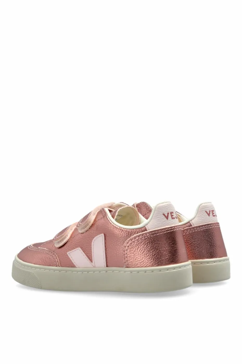 Veja Kids RÓŻOWY Buty sportowe `SMALL V-12 LEATHER`