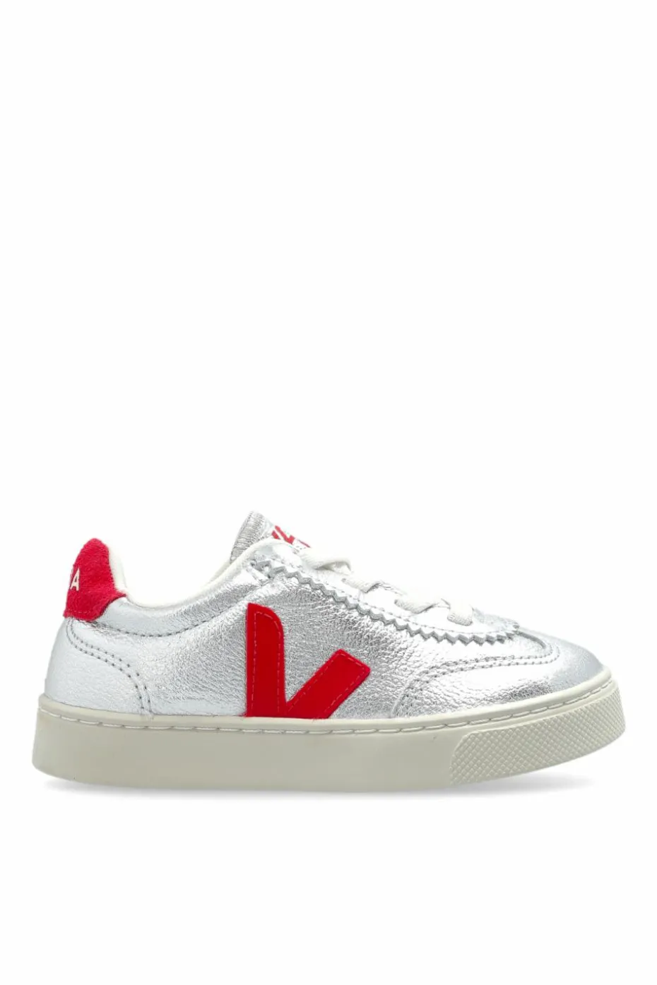 Veja Kids SREBRNY Buty sportowe `SMALL VOLLEY O.T. LEATHER`