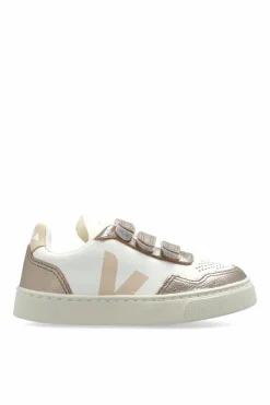 Veja Kids ZŁOTY Buty sportowe `SMALL V-90 O.T. LEATHER`