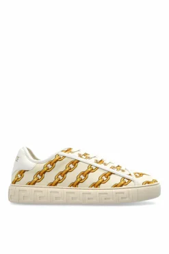 Versace beżowy Buty sportowe z nadrukiem