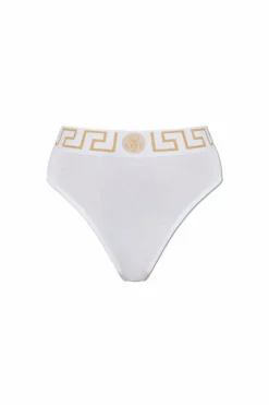 Versace BIAŁY Bawełniane figi