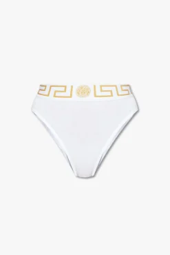 Versace BIAŁY Bawełniane figi