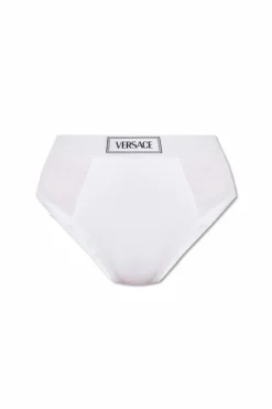 Versace BIAŁY Bawełniane figi