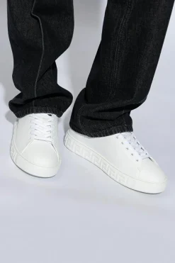 Versace BIAŁY Buty sportowe ‘Greca’
