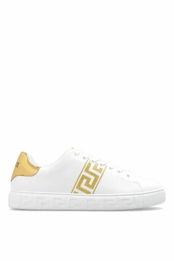 Versace BIAŁY Buty sportowe ‘Greca’