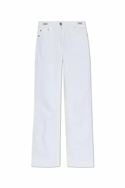 Versace BIAŁY Jeansy z nogawkami o prostym kroju