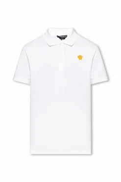 Versace BIAŁY Polo z głową Meduzy