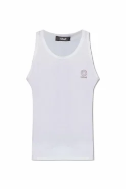 Versace BIAŁY Top z kolekcji ‘Underwear’