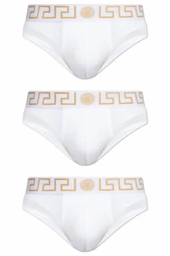 Versace BIAŁY Trójpak slipów
