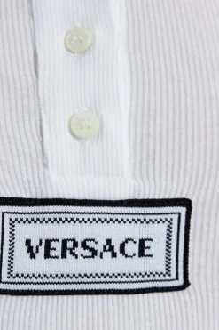 Versace BIAŁY T-shirt bieliźniany
