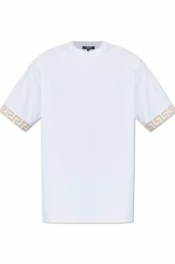 Versace BIAŁY T-shirt plażowy
